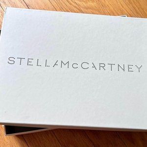 Empty Stella McCartney designer shoe box